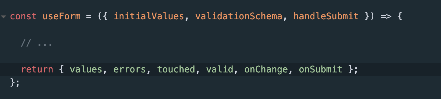 Cover Image for useForm // custom React hook
